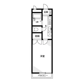 アンプルールフェールひまわり【3階】の間取り