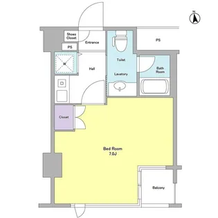 ソアラプラザ鶴見【9階】の間取り
