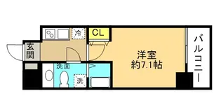 レジディア本厚木【8階】の間取り