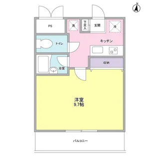 カーサ台町【2階】の間取り