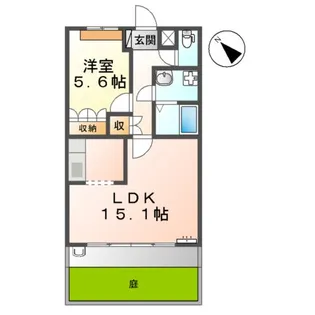 ウルール【1階】の間取り