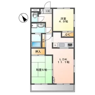 メゾンドリーム【3階】の間取り