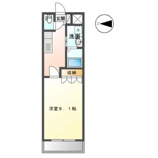 AQUA BLOW(アクアブロー)【2階】の間取り