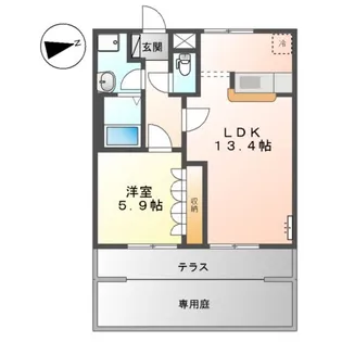 GOD VALLEY【1階】の間取り