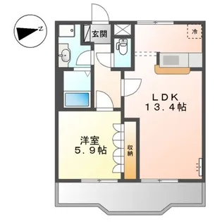 GOD VALLEY【2階】の間取り