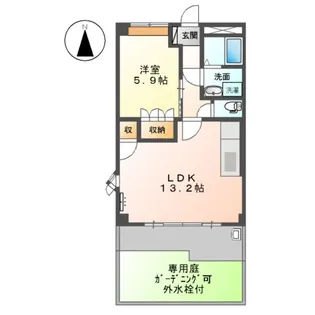 J.Sガーデン【1階】の間取り