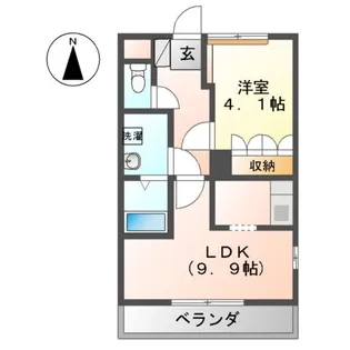 ヴァンベール【2階】の間取り