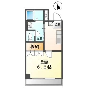 1Kの間取り画像