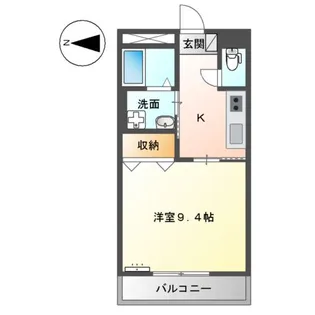 エクレセンス富士見【2階】の間取り