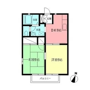 サンハイム湘南【2階】の間取り