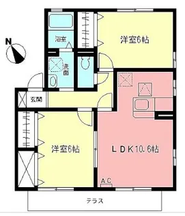 リヴェールKⅠ【2階】の間取り