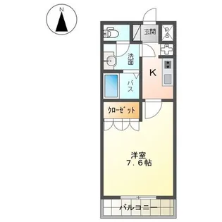 プルミエール ハルカ【1階】の間取り