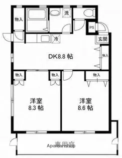 アカリサンパーク【1階】の間取り
