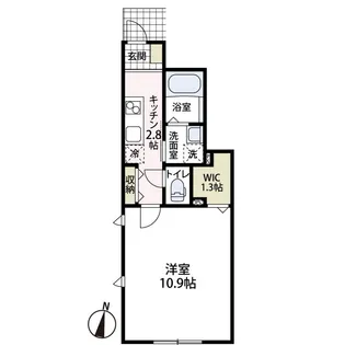 コメット日吉【102号室号室】の間取り