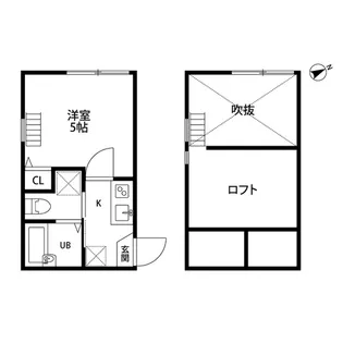 CASA MIA【2階】の間取り