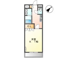 I’CUBE GARDEN【2階】の間取り