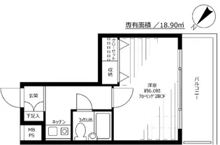 レクセル新子安【3階】の間取り