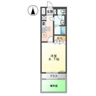 GRANDIR(グランディール)【1階】の間取り