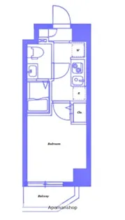 エルスタンザ大口【6階】の間取り