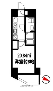 エルスタンザ大口【4階】の間取り