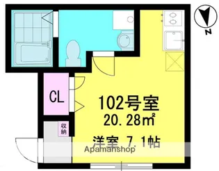 D−APARTMENT【1階】の間取り