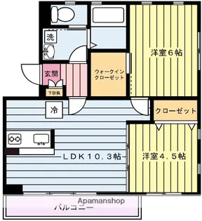 コンフォート【3階】の間取り