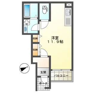 KULA【1階】の間取り