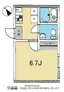 ストラーダ本町通【1階】の間取り