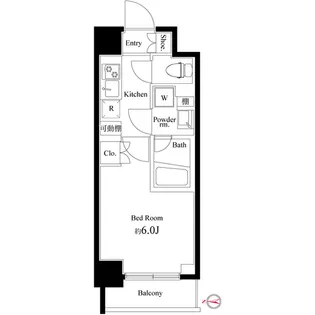 ハーモニーレジデンス武蔵小杉002【7階】の間取り
