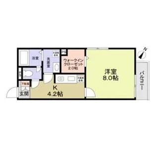 DOLCE CASA あざみ野【1階】の間取り