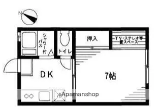 オレンジハイツⅡ【2階】の間取り