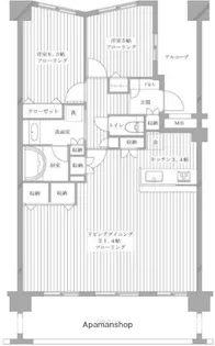 日神パレステージ愛甲石田ヴィジオール【3階】の間取り