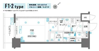 ZOOM横濱EAST【10階】の間取り