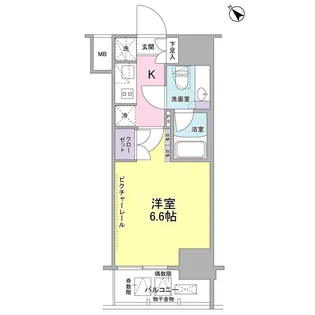 SIL西五反田【5階】の間取り
