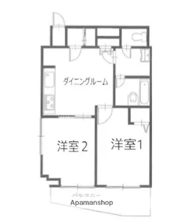 ライオンズマンション本牧第2【3階】の間取り