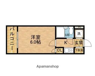 ワコーレ相武台前【1階】の間取り