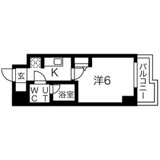 スパシエソリデ武蔵小杉【5階】の間取り