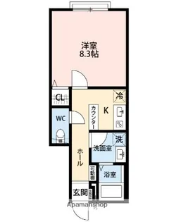 フェリシア東雪谷【1階】の間取り