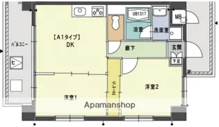 ルシェリオ【4階】の間取り