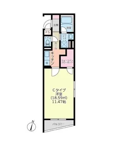 サルビス秦野【301号室】の間取り