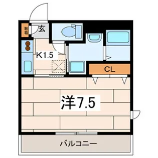 マ・メゾン大倉山【1階】の間取り
