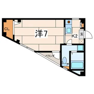 アビタシオン サノ【3階】の間取り