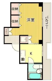 エステート浦賀【4階】の間取り