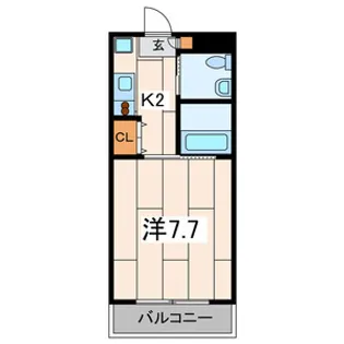 クレールコート【3階】の間取り