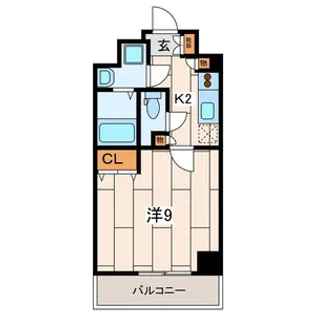 LA BELLA VITA 横浜大通り公園【2階】の間取り