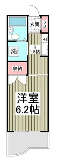 パールハイツ東八幡【2階】の間取り