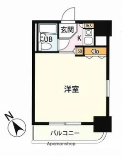 ビッグヴァンステイツ伊勢佐木町【2階】の間取り