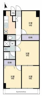 ドム本厚木【4階】の間取り