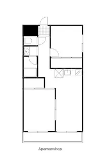 リバーサイドビル【4階】の間取り