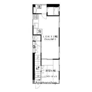 カメリアA【2階】の間取り